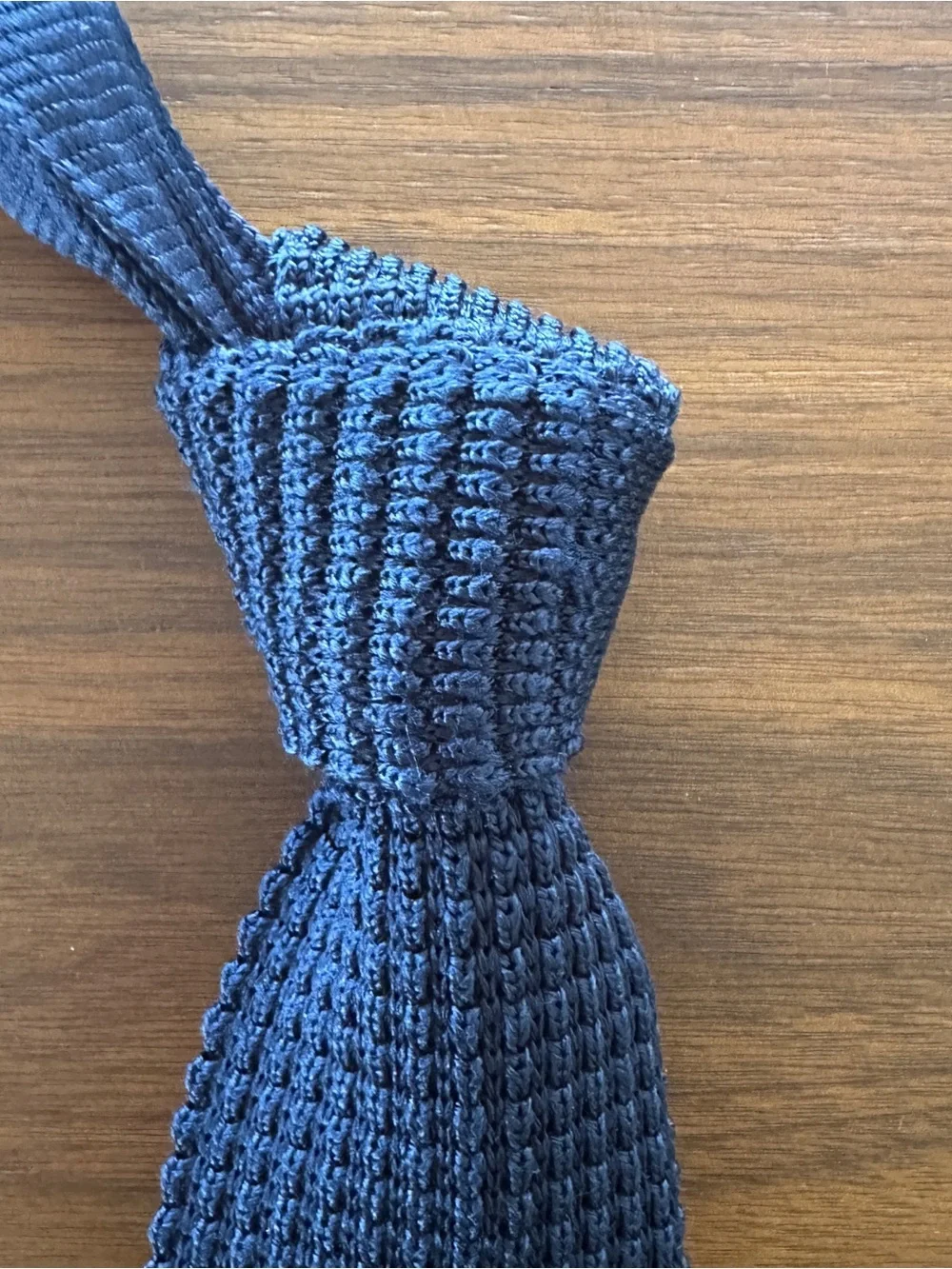 Robert Talbott Carmel Textured Navy Knit Tie